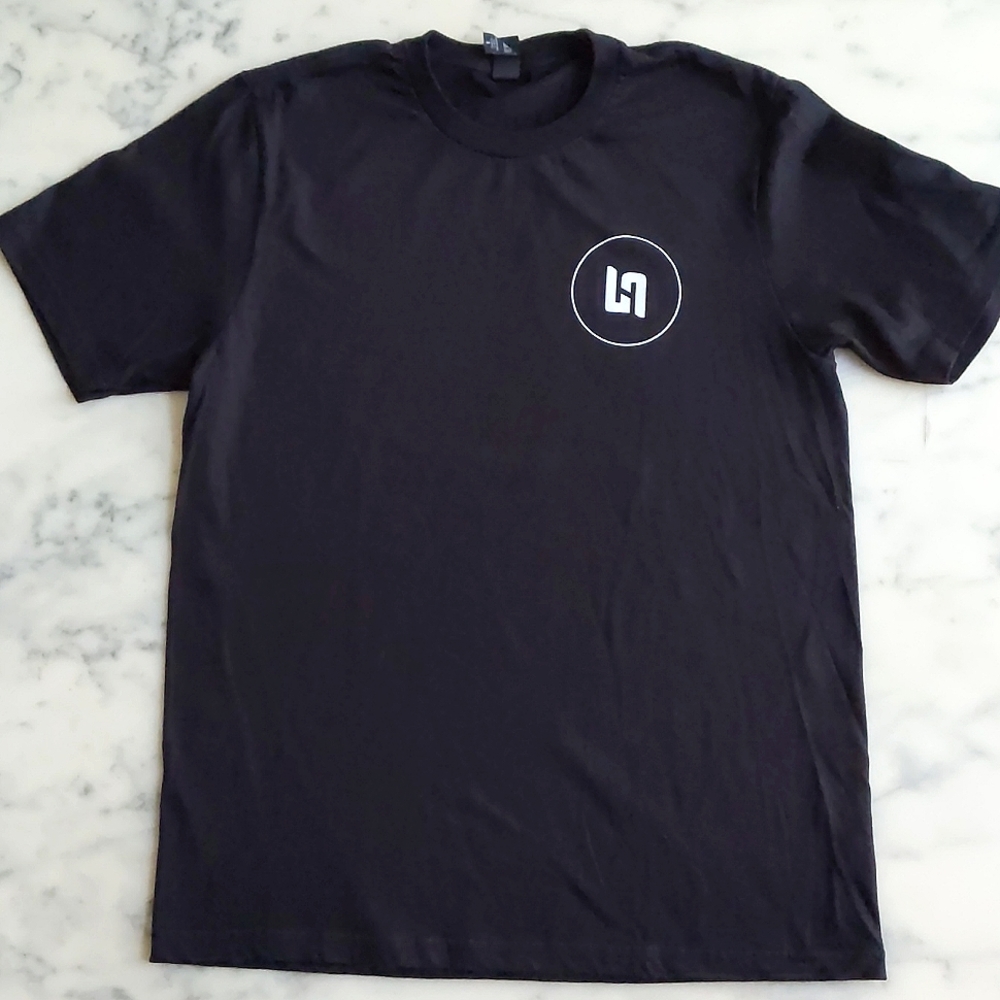 NWOT. 100% Cotton Black Short Sleeve Tee.